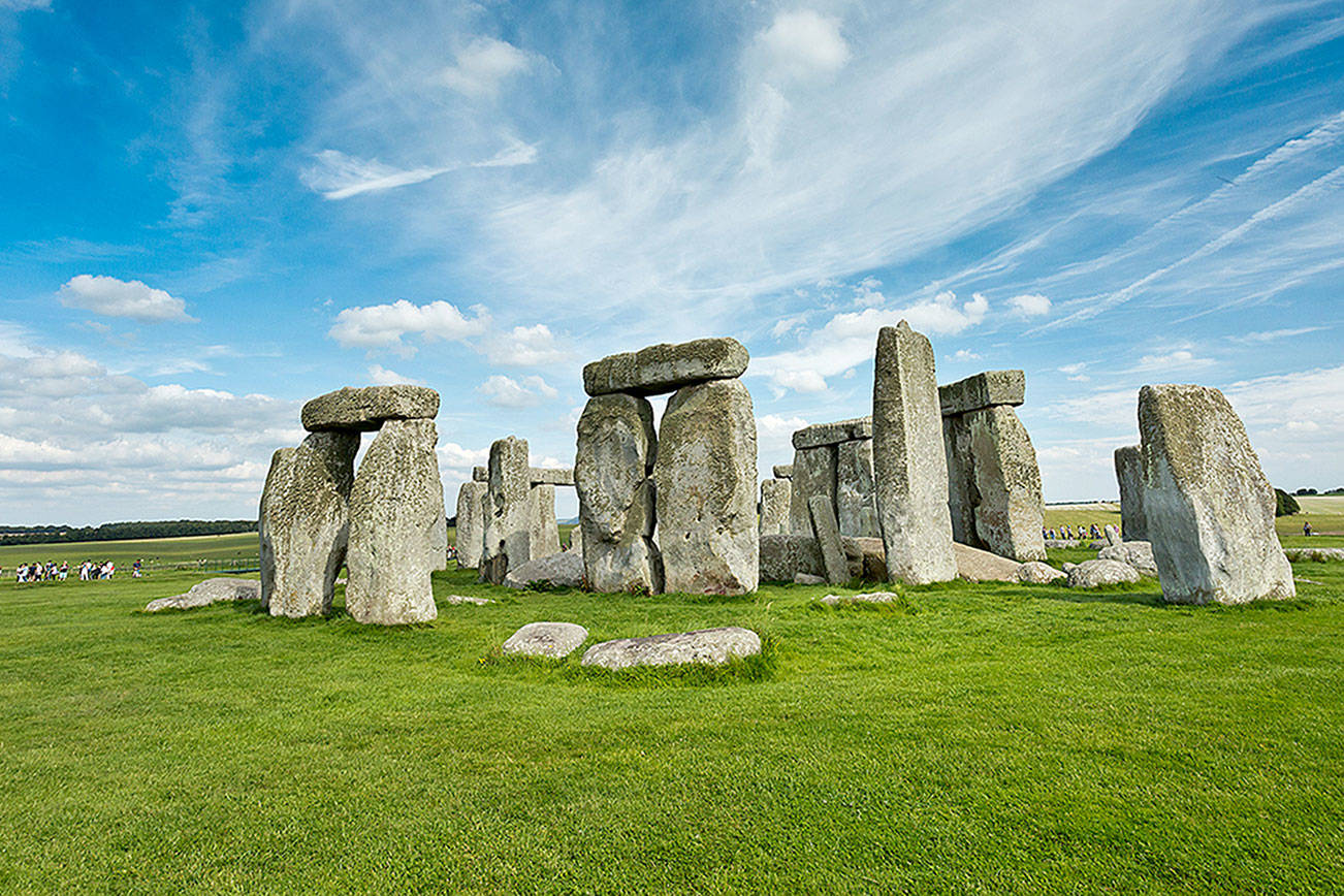 Stonehenge, a celestial calendar marking the seasons for 4,000 years.