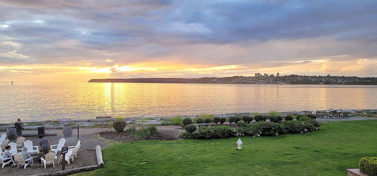Sunset views from Semiahmoo Resort will make you feel like you’re officially on vacation. (Jennifer Bardsley)