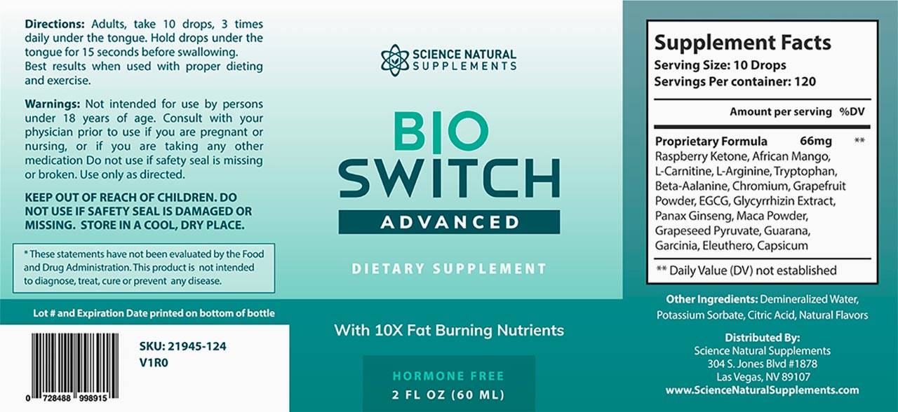 BioSwitch Reviews - Is Science Naturals Bio Switch Advanced Supplement  Legit? | HeraldNet.com