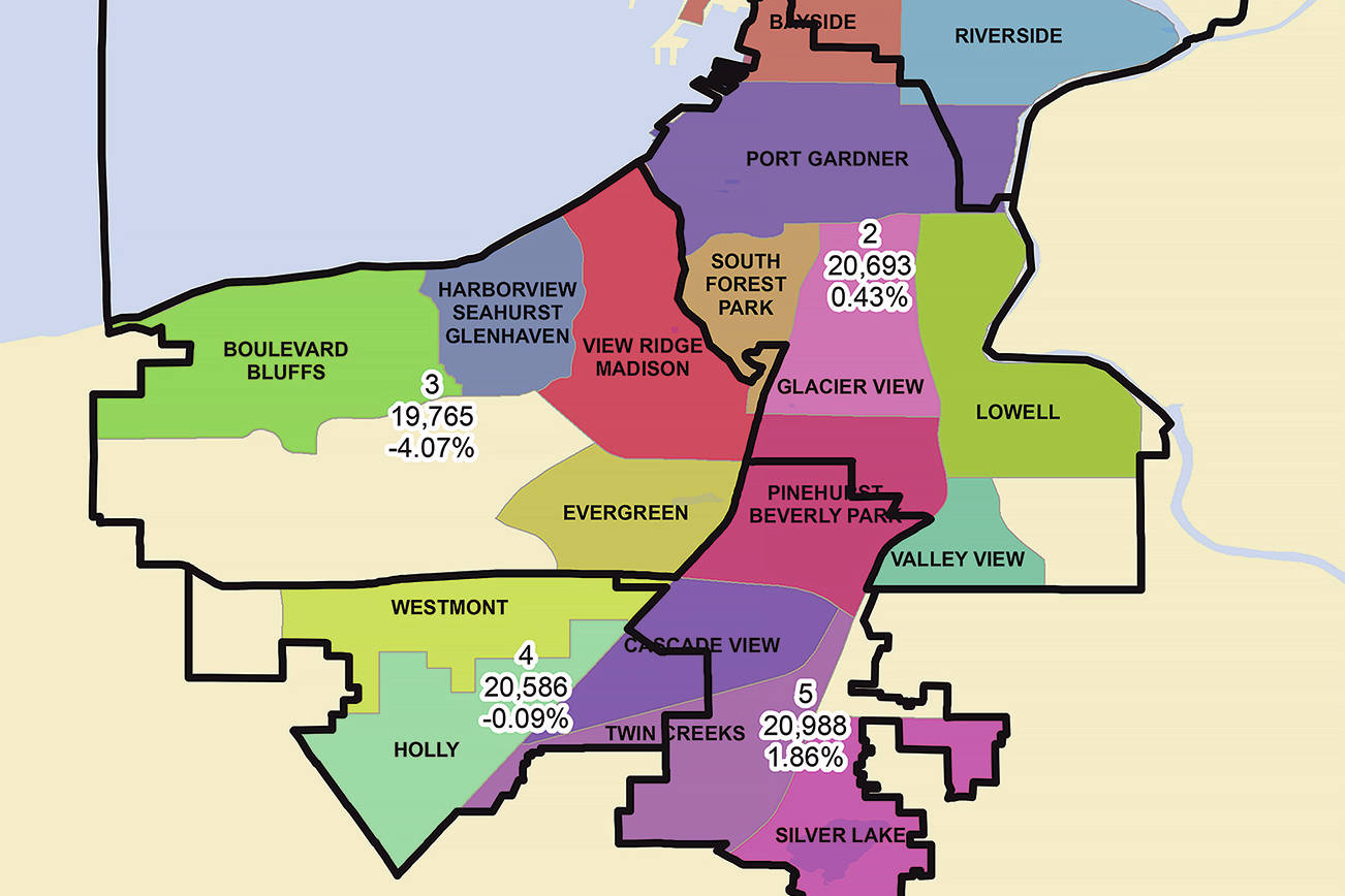 The Everett District Commission had their last meeting on Oct, 19 2020, where they adopted Plan Map A-9. (City of Everett)