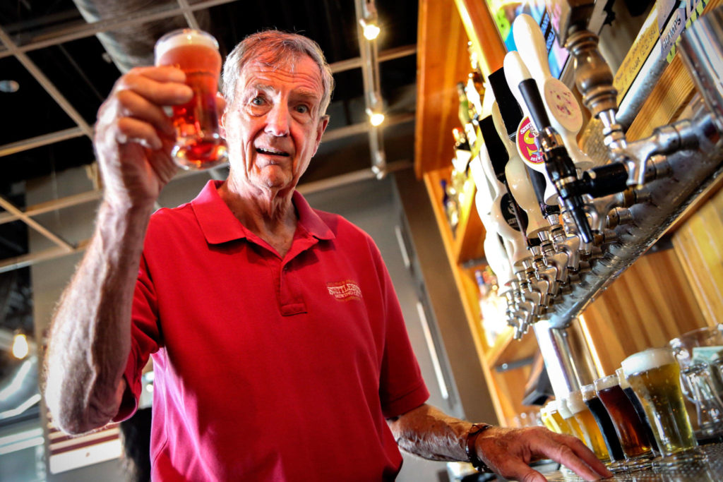 Phil Bannan and his wife, Cynthia, started Scuttlebutt in Everett in 1996. (Kevin Clark / The Herald)
