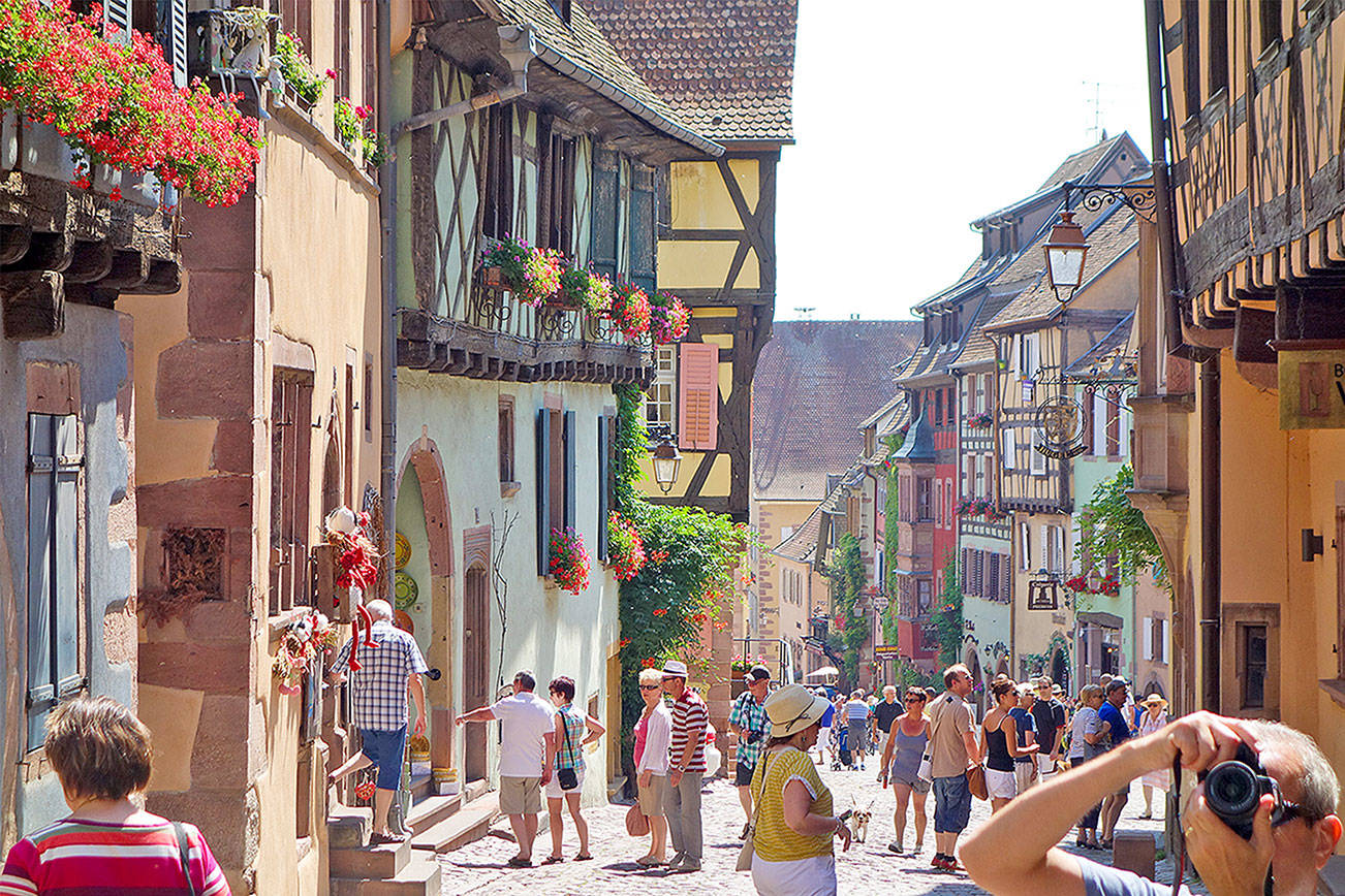 Colmar, a French town with German flair.