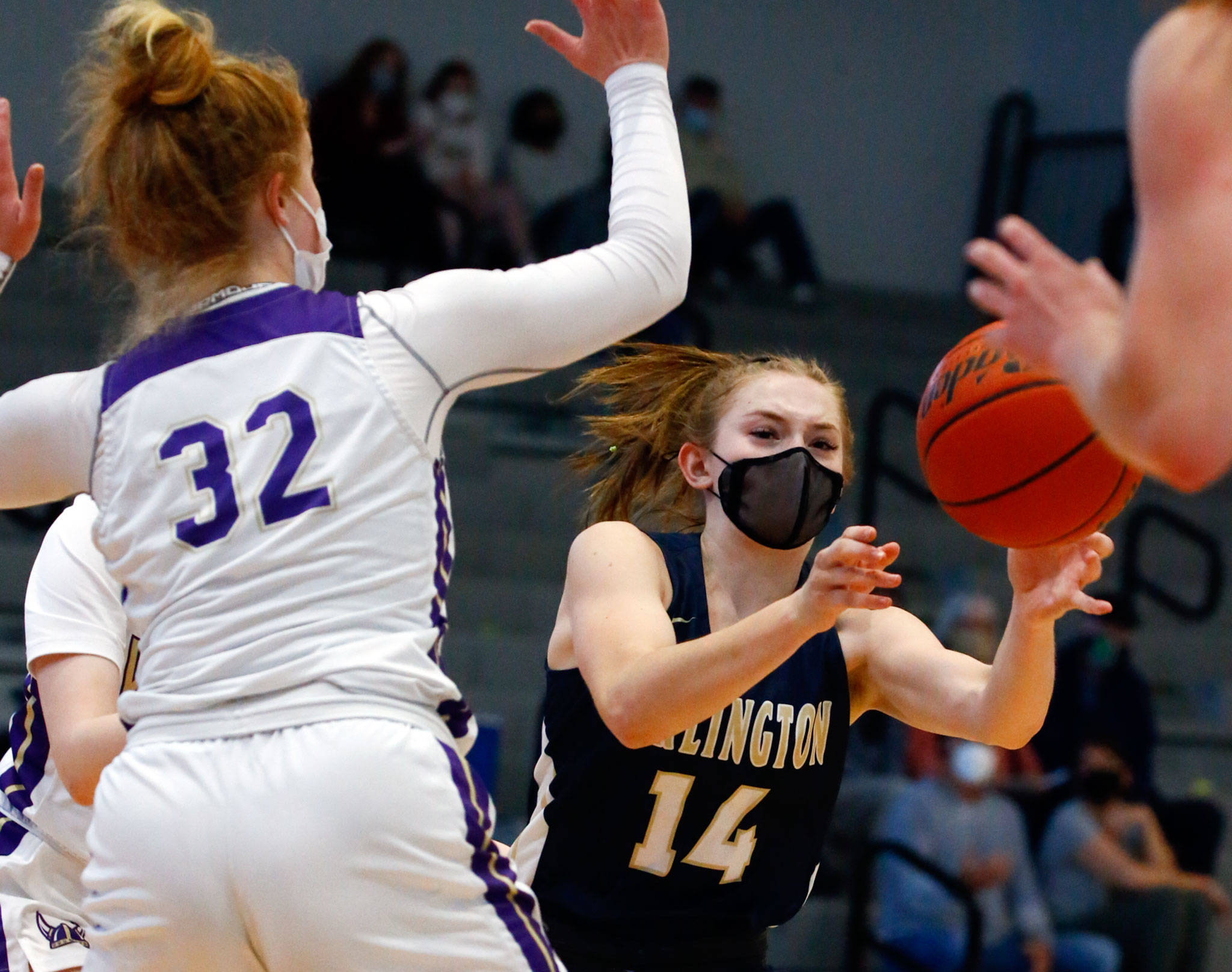 Arlington’s Keira Marsh was a first-team All-Area selection. (Kevin Clark / The Herald)