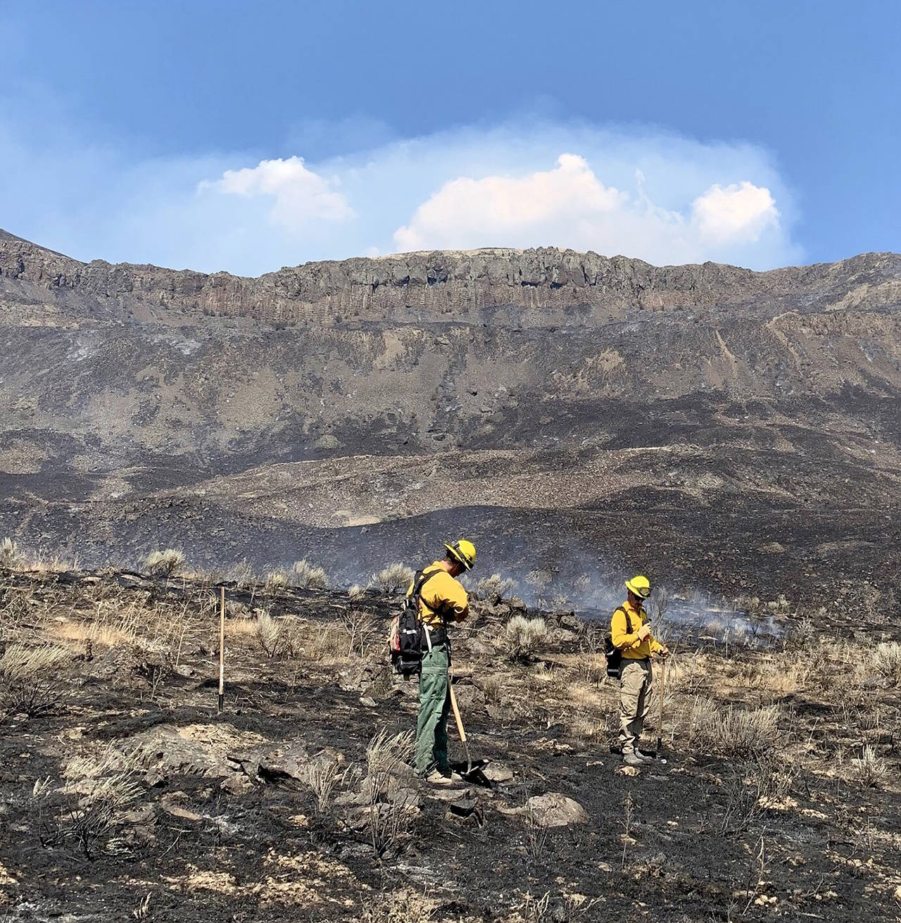 Everett firefighters, along with others, have been deployed to assist with the Batterman Fire in East Wenatchee. (Everett Fire Department)