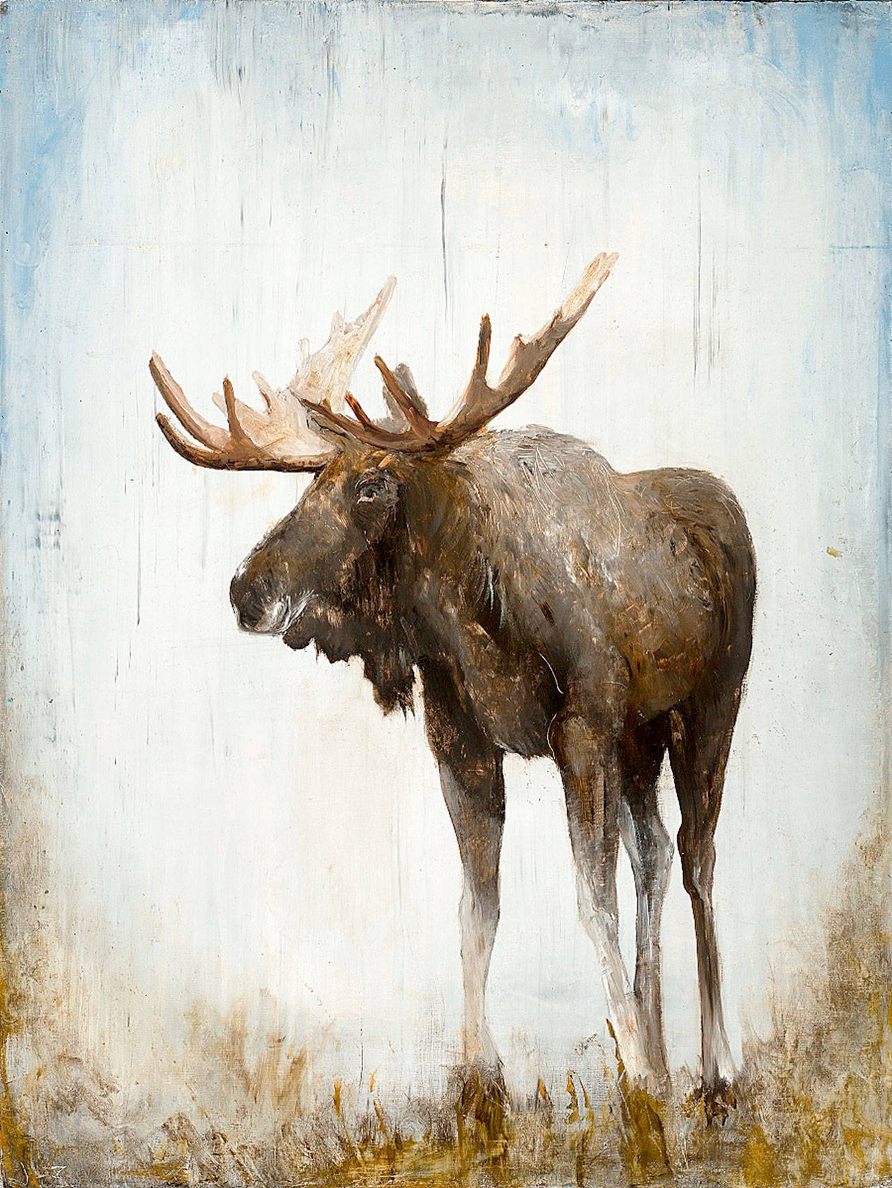 See Jenna von Benedikt’s oil paintings, including “Enlightened,” through Aug. 2 at Cole Gallery in Edmonds.