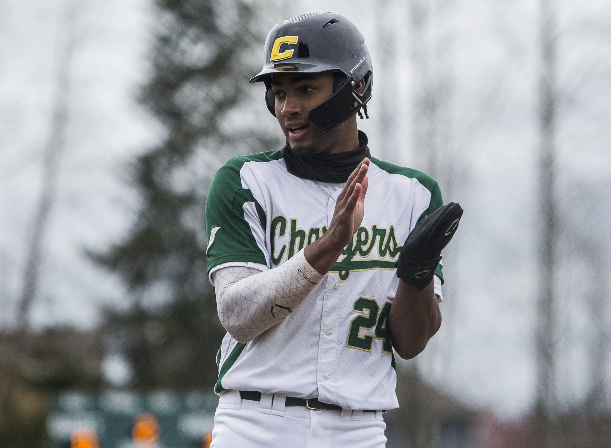 Malakhi Knight is widely considered a top-100 prospect in this year’s MLB draft. (Olivia Vanni / The Herald)