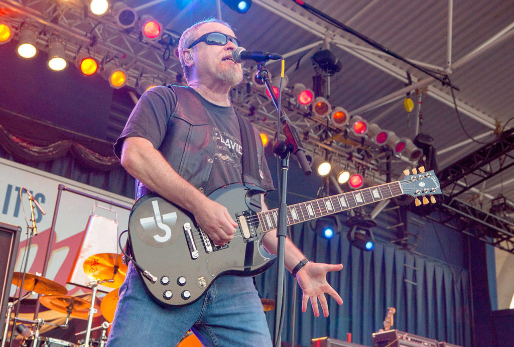 Eric Bloom of Blue Öyster Cult, seen here in 2013, will perform with the band July 17 in Everett. (Associated Press)
