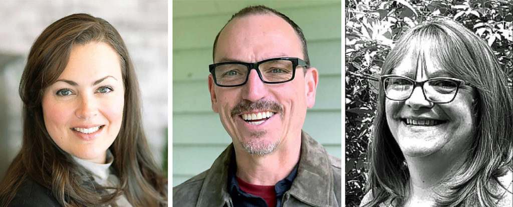 Vying for Position 5 on the Snohomish City Council: Kari Zimmerman (left), David Flynn (center), Becky Perkins.
