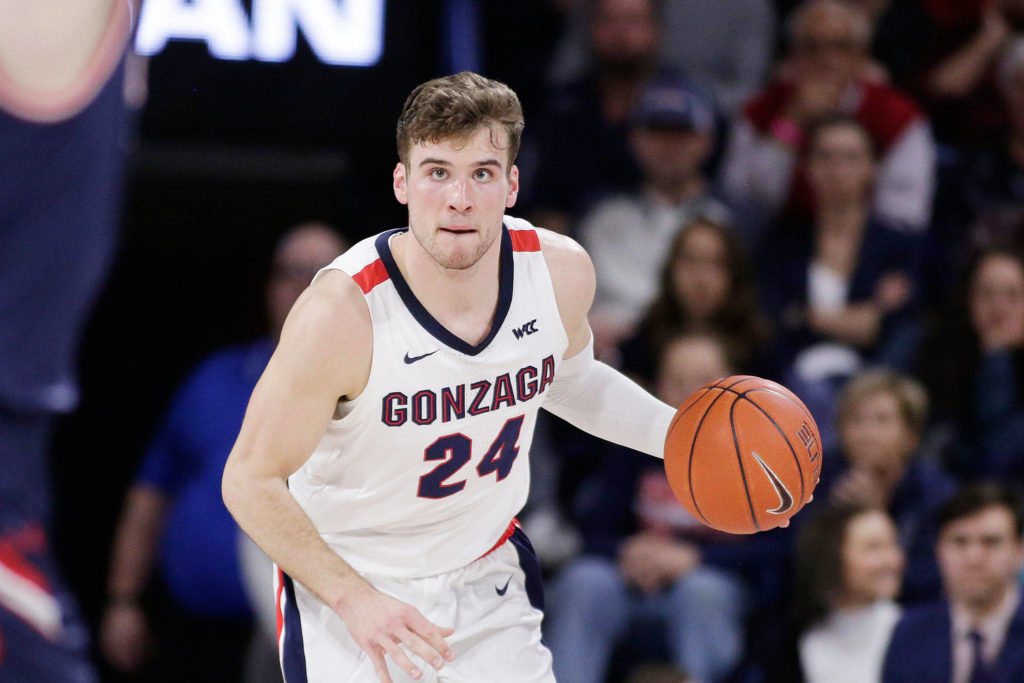 Kispert increased his scoring average by nearly six points per game from his sophomore to junior year. (AP Photo/Young Kwak)

