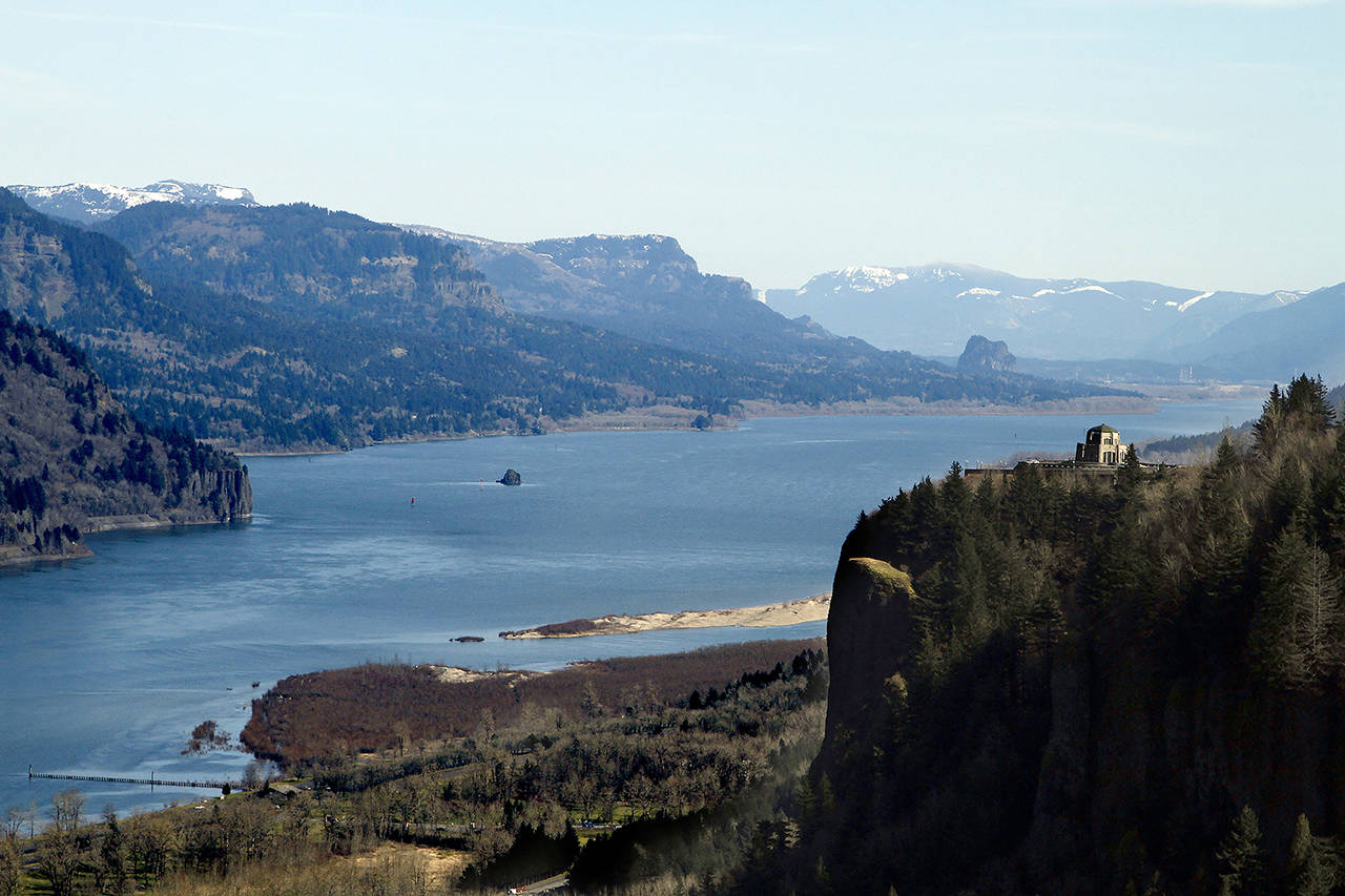 The Columbia River Gorge near Corbett, Oregon. (AP Photo/Don Ryan, file)