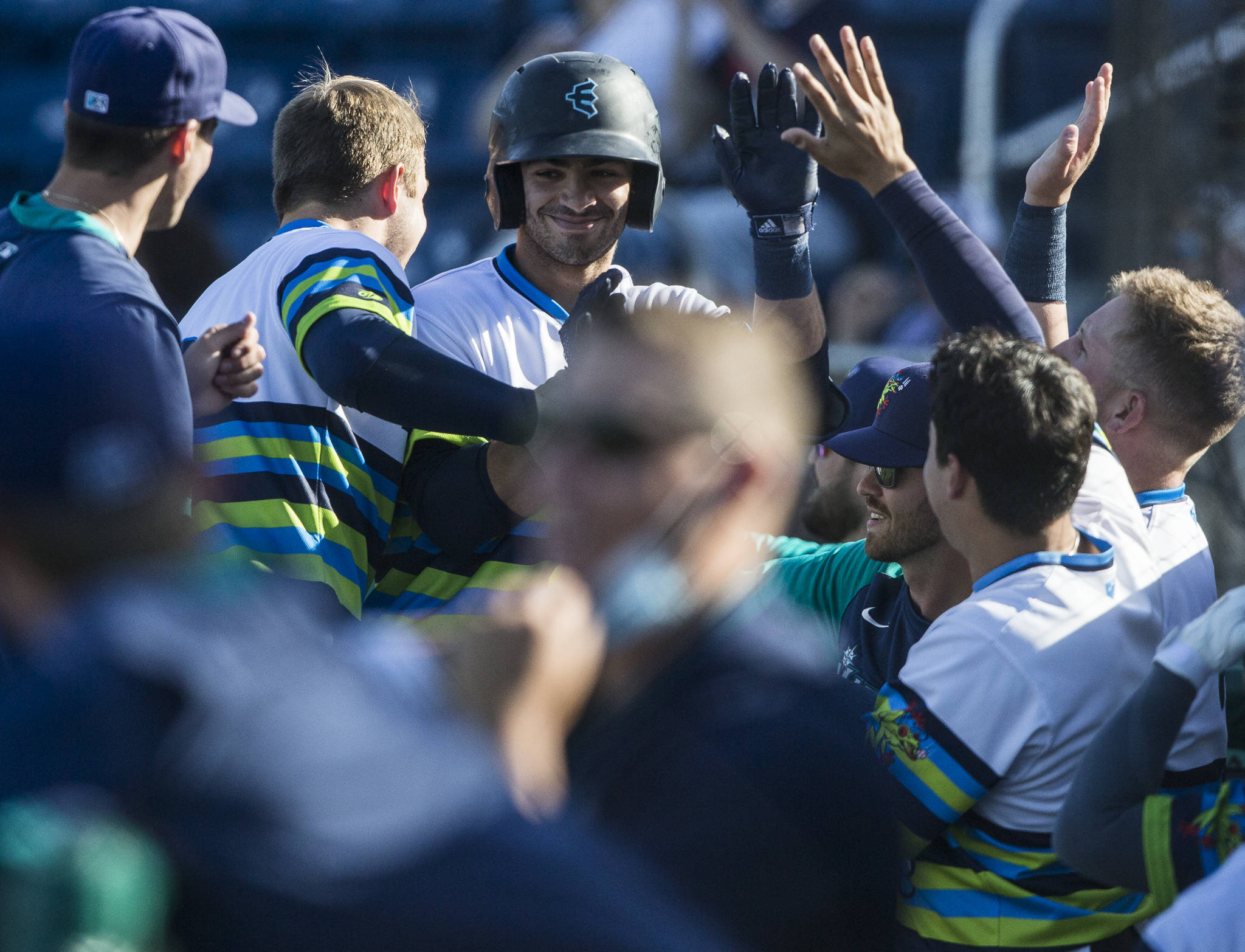 AquaSox shortstop Patrick Frick was one of four Everett players Monday who were promoted to Double-A Arkansas. (Olivia Vanni / The Herald)
