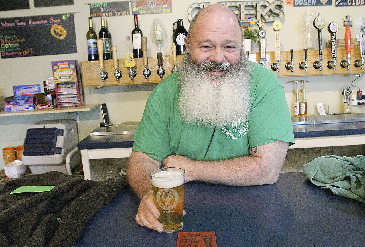 Terry Boese, owner of Wicked Teuton Brewing Company, was well-known in the North Whidbey beer scene for his big beard and big love of brewing. He was killed Friday in a motorcycle accident in Yakima County. (Laura Guido / Whidbey News-Times file)