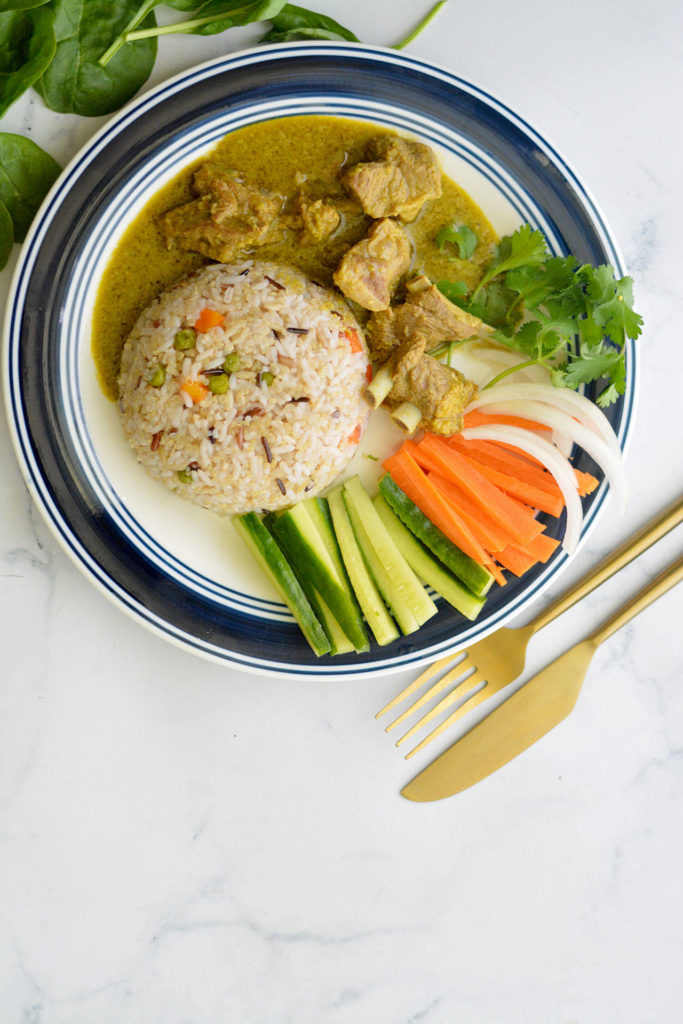 India’s coconut milk-based green curry is the secret to making numerous recipe variations. (Reshma Seetharam)
