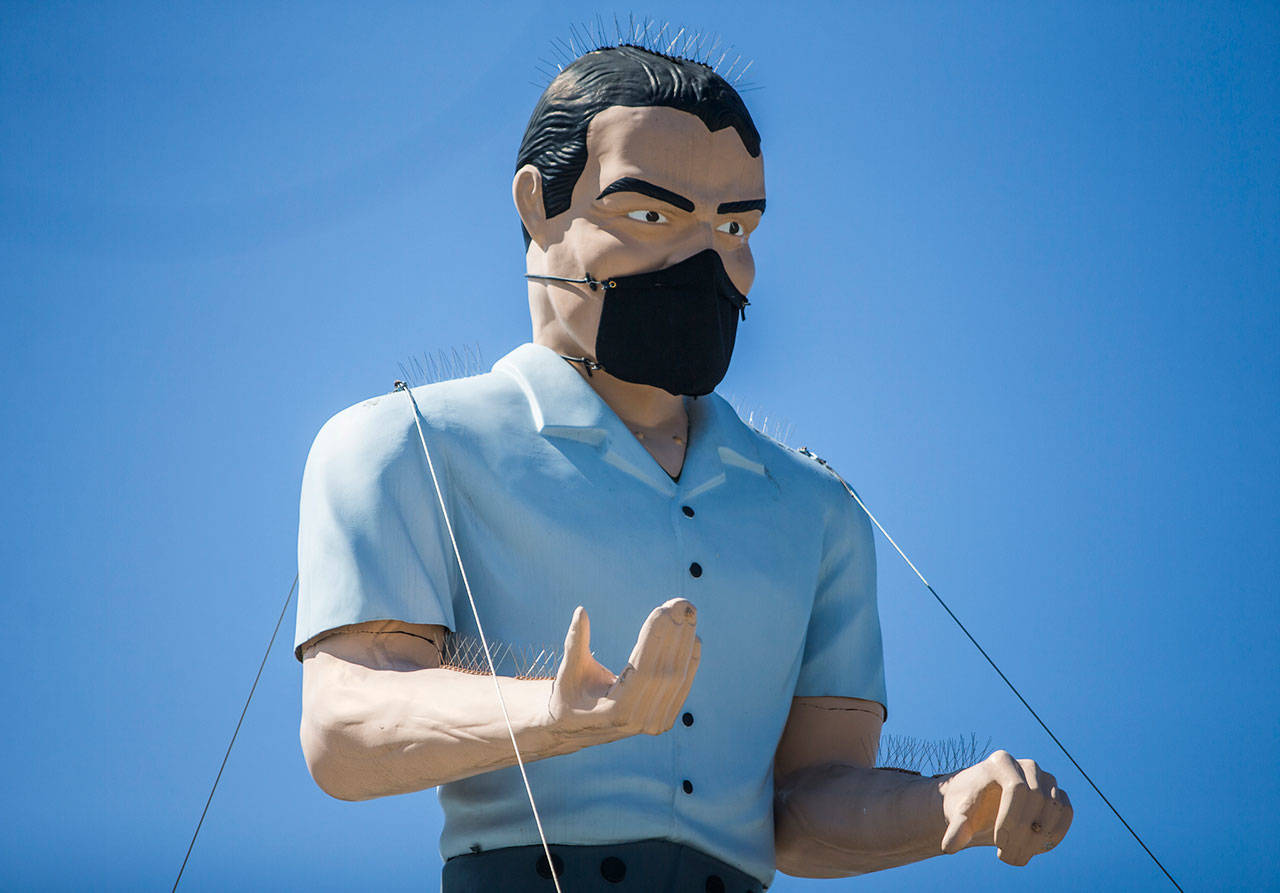 Snohomish County has a new mask mandate. (Olivia Vanni / Herald file)