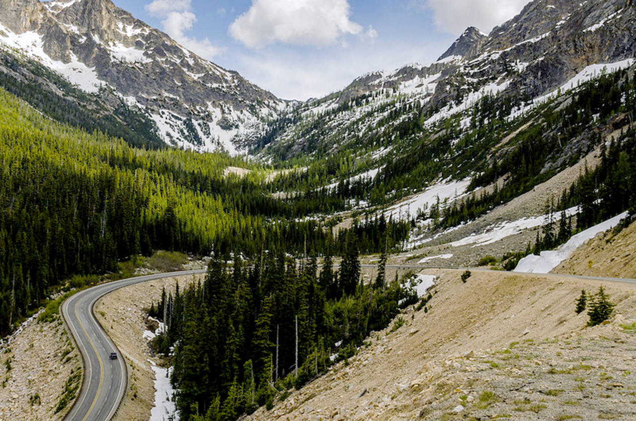 State Route 20, commonly referred to as the North Cascades Highway, has opened to traffic after being closed for nearly a month. (Washington State Department of Transportation)