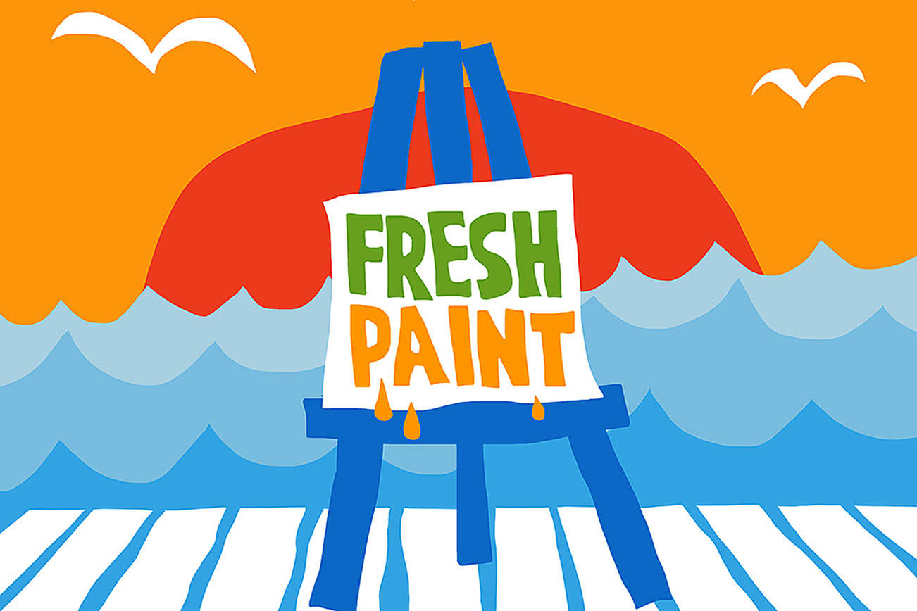 This year's Fresh Paint poster was designed by Everett artist Alexander Vincini. (Schack Art Center)