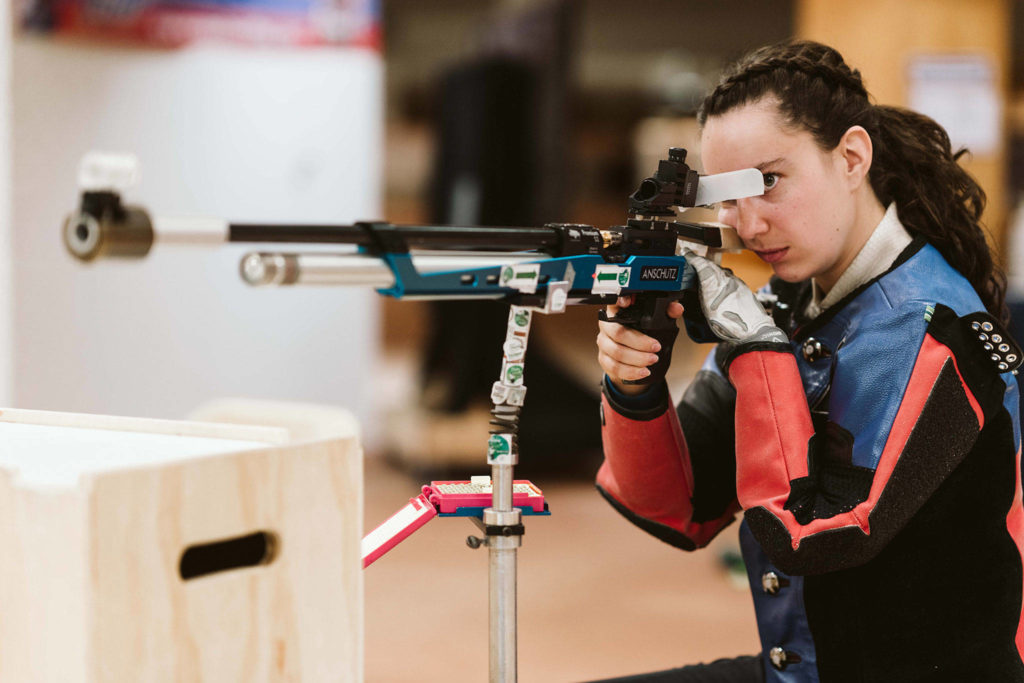 McKenna Geer, a Lakewood High School graduate, is headed to her second Paralympic Games in shooting. She won bronze in 2016. (Hanger Clinic)
