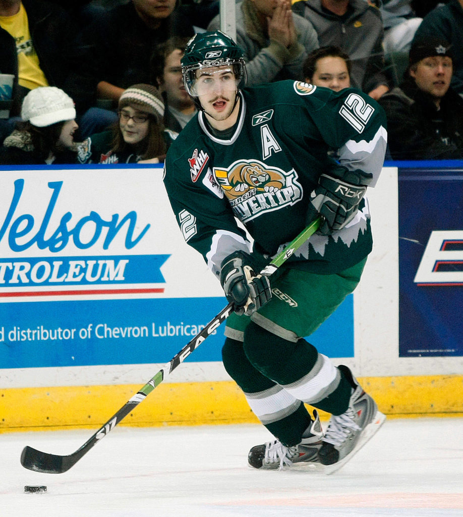 The Silvertips’ traded controversial forward Kyle Beach the Lethbridge Huricanes in 2009. (Jennifer Buchanan / The Herald)
