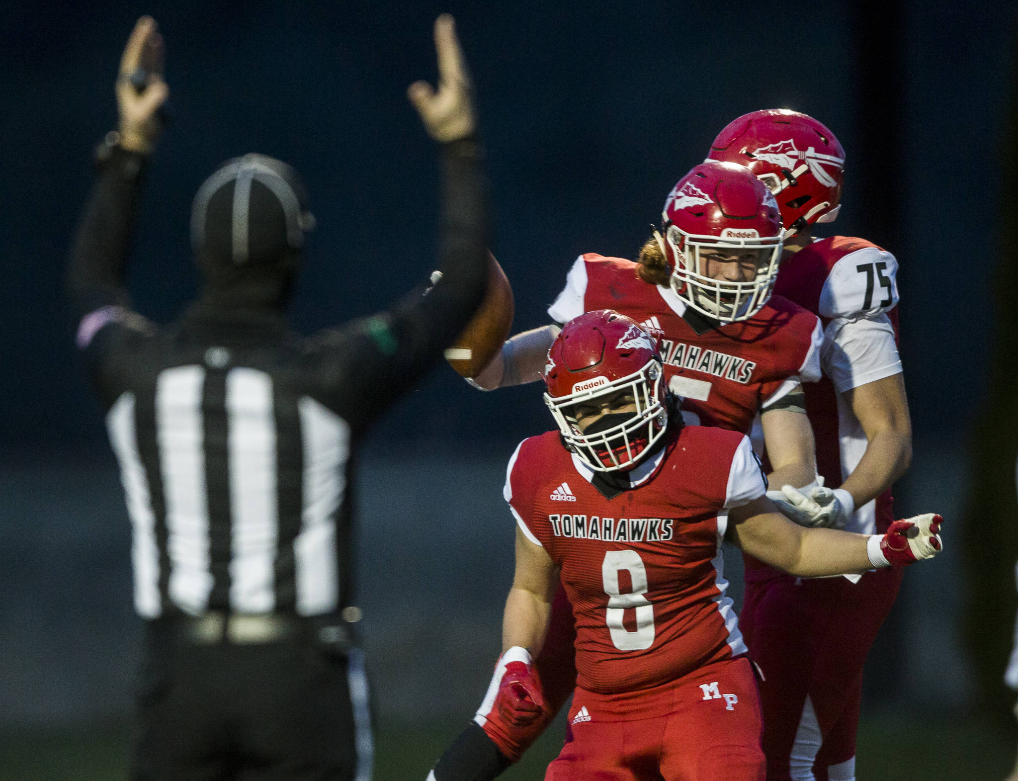 With nearly its entire starting lineup returning from the spring season, defending Wesco 3A champion Marysville Pilchuck could be primed for another big year. (Olivia Vanni / The Herald)
