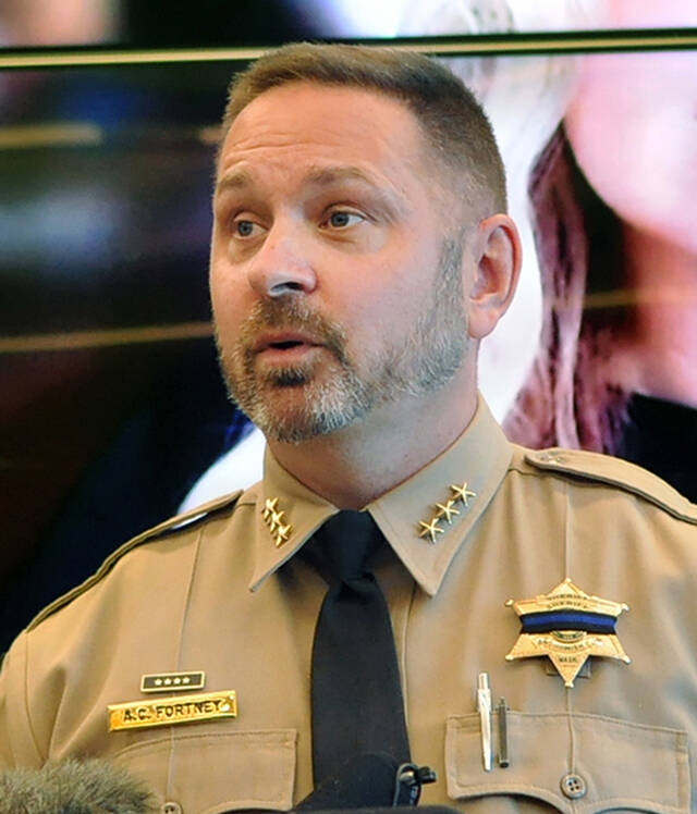 Snohomish County Sheriff Adam Fortney. (Sue Misao / Herald file)