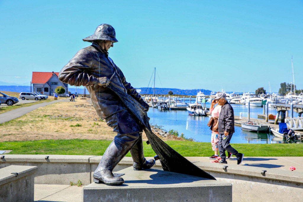 The Port of Everett is fermenting plans to attract wine and spirit vendors to Waterfront Place as part of its “Wine Walk” initiative. (Kevin Clark / The Herald)

