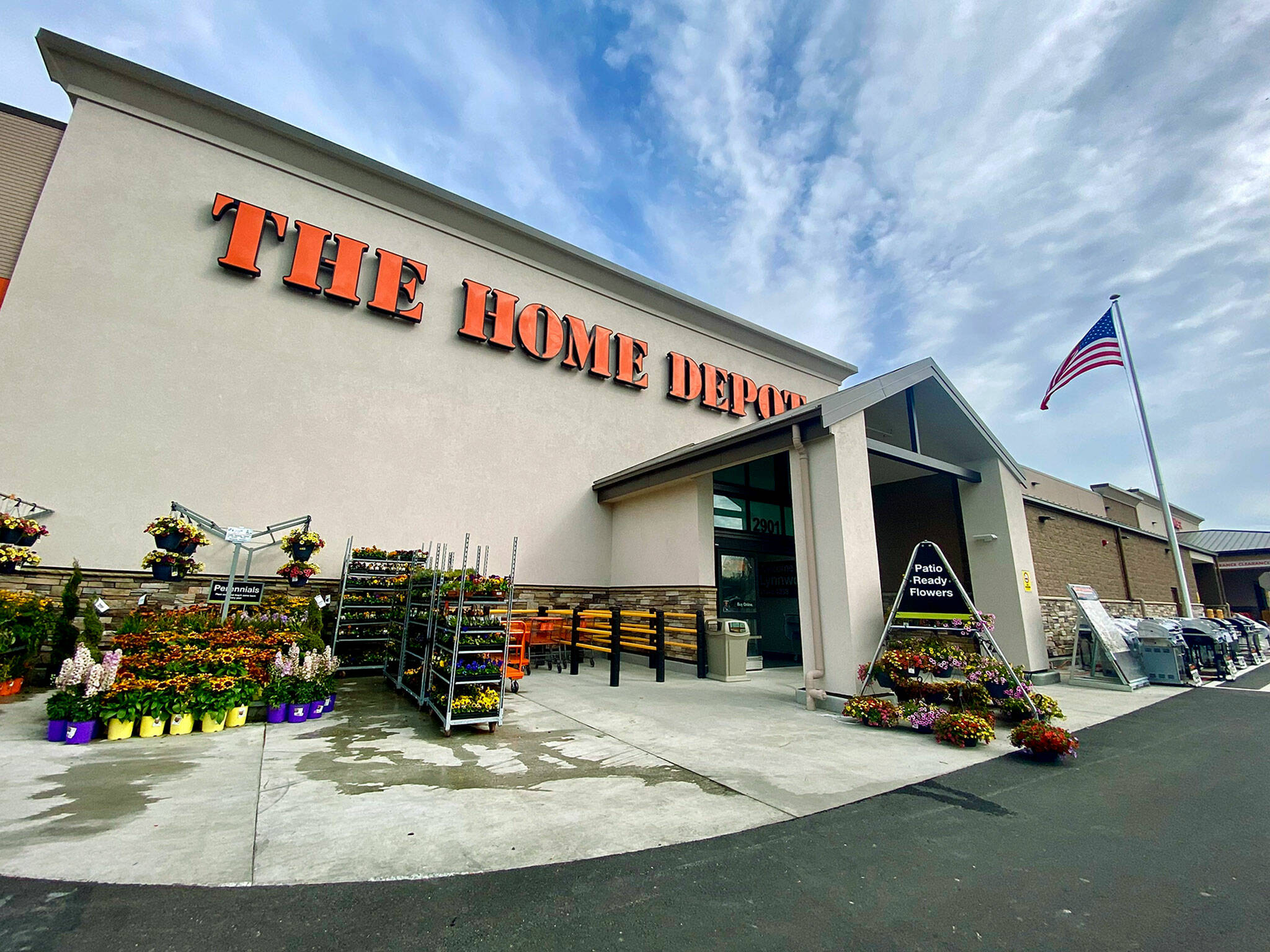 The Home Depot in Lynnwood on Sept. 3. (Andrea Brown / The Herald)