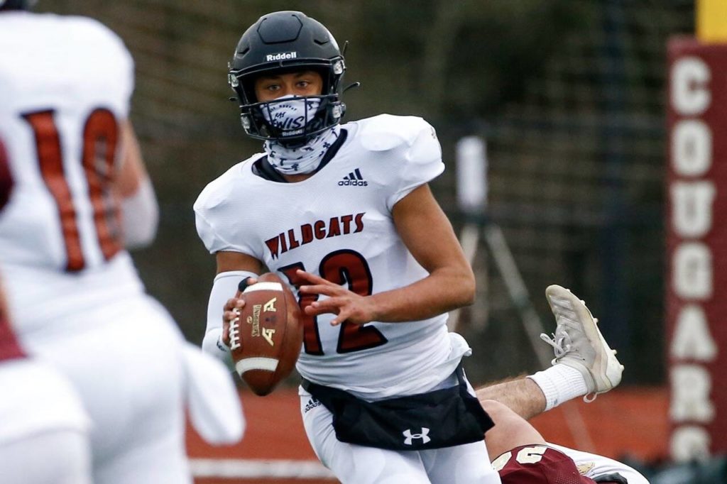 Quarterback Kai Lewis and Archbishop Murphy host one of the top 3A teams in the state. (Kevin Clark / The Herald)
