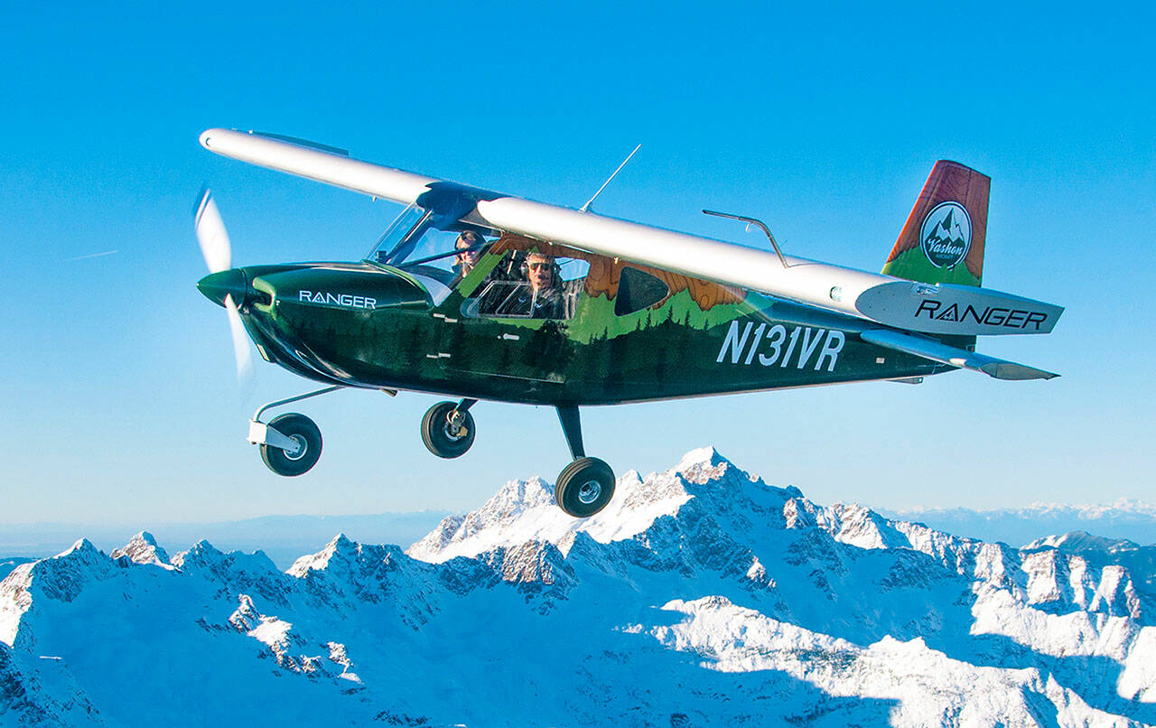 A Vashon Aircraft Ranger R7 in flight. (Vashon Aircraft)