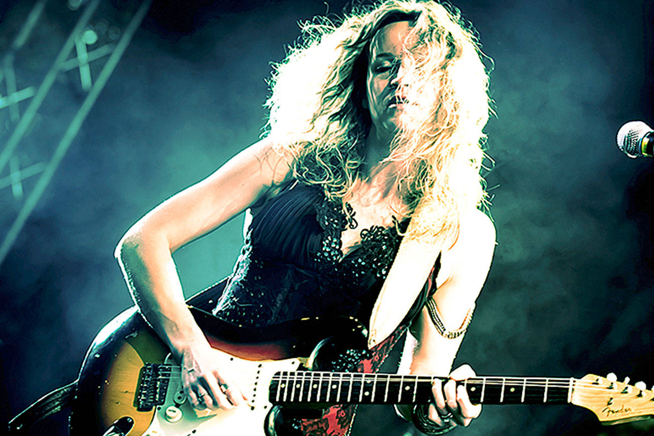 Blues artist Ana Popovic, praised by many for her guitar work, is scheduled to perform Sept. 10 at the Historic Everett Theatre. (Marco Van Rooijen)