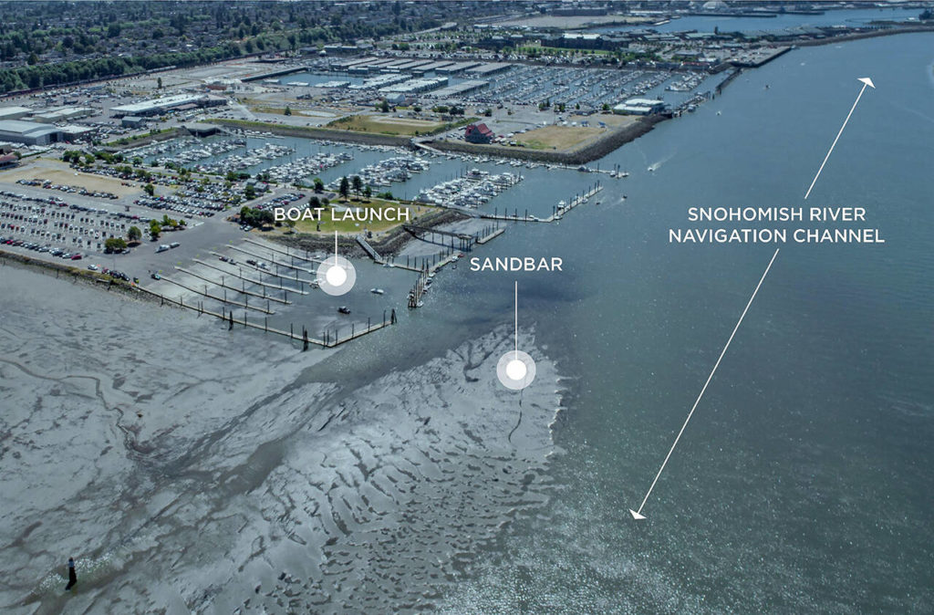 The Port of Everett is planning to dredge the area around the 10th Street Boat Launch. (Port of Everett)
