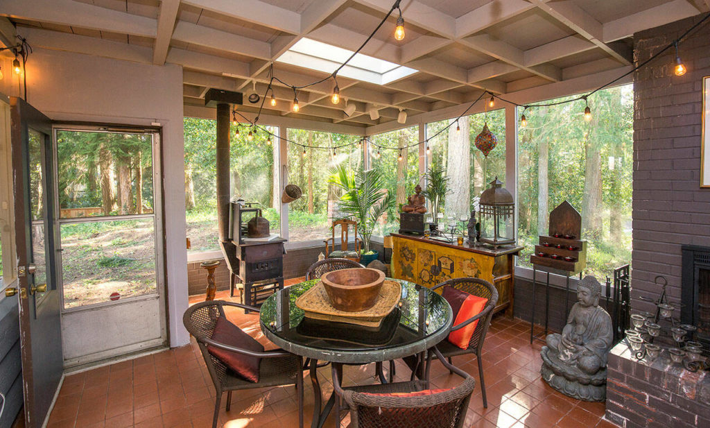 In 1975, a sunroom was built by enclosing the back patio. (Andy Bronson / The Herald)
