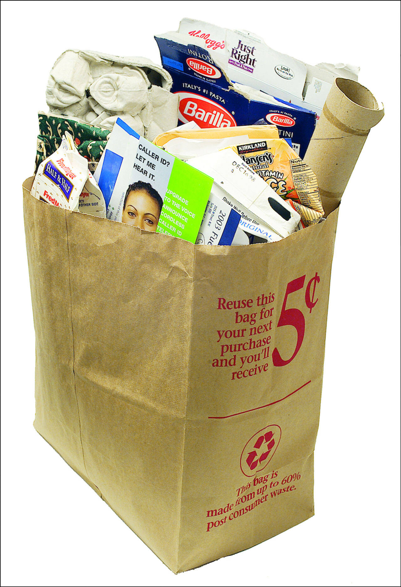 Nearly 20% of material thrown away is recyclable paper and cardboard. You can make a difference by putting these items in the recycling bin. (Waste Management)