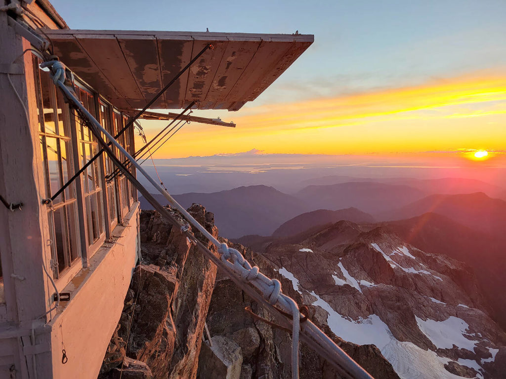 The sunrises and sunsets at Three Fingers Lookout are incomparable, volunteers say. (Friends of Three Fingers Lookout)
