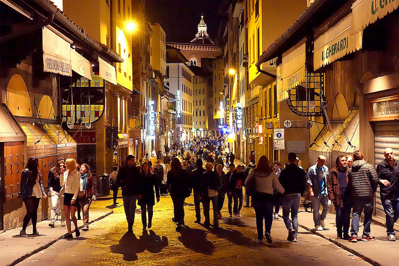 The passeggiata, Italy’s ritual evening promenade. (Rick Steves’ Europe)
