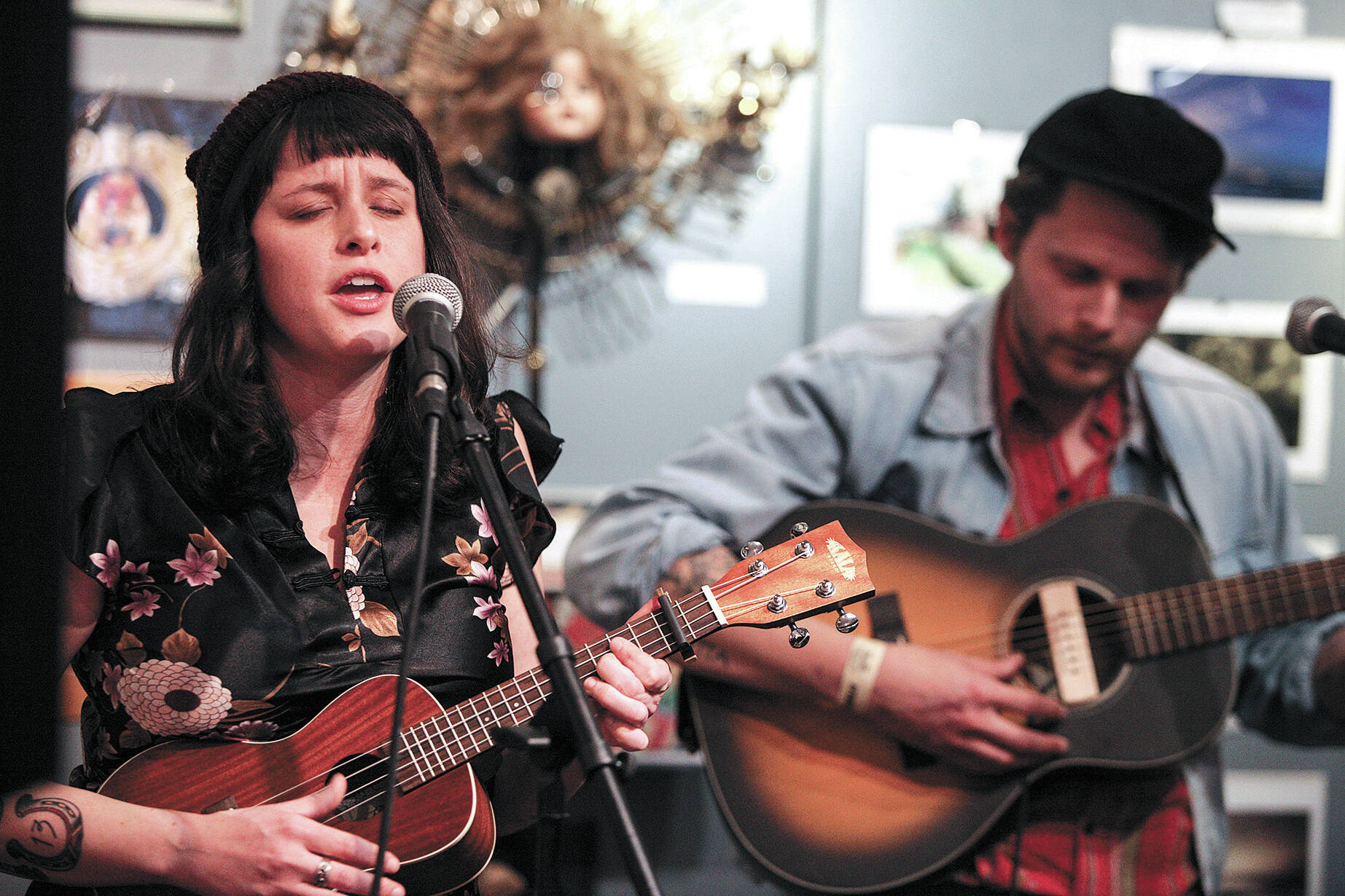 Christa and Richard Porter, of The Porters, are scheduled to perform at Cafe Zippy in Everett on Sept. 17. (Ian Terry / Herald file)