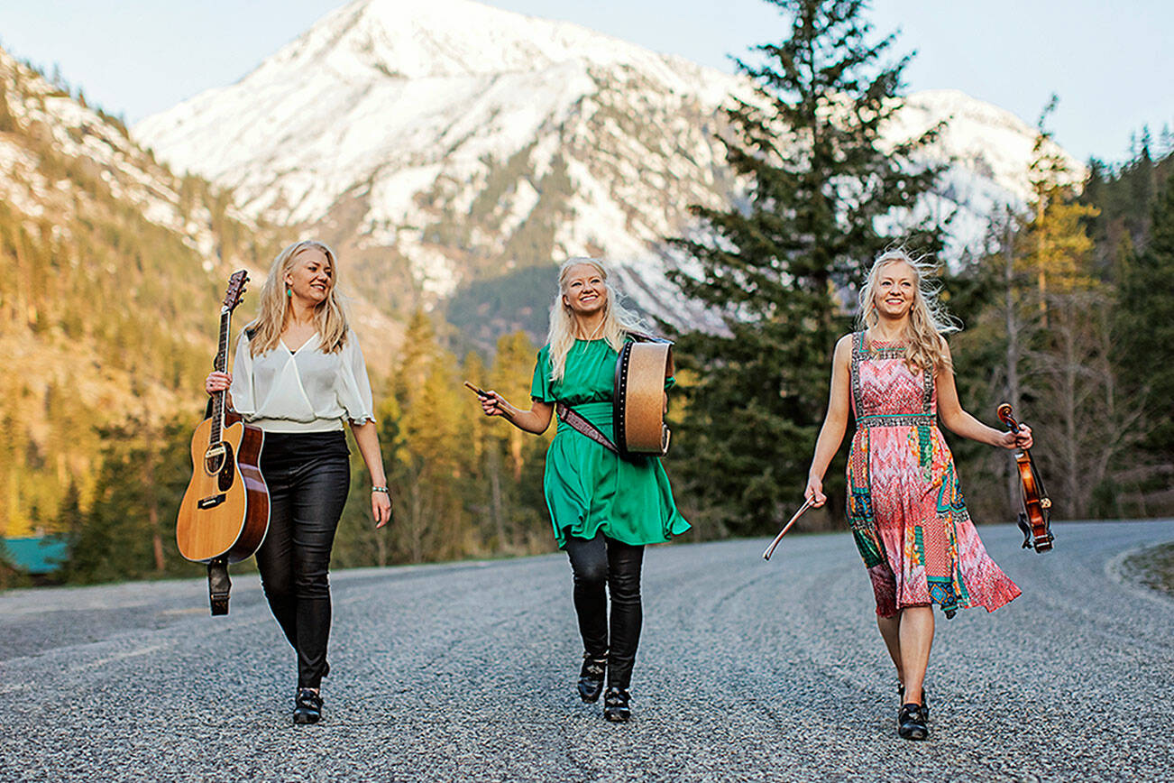 The Gothard Sisters will perform at the Tim Noah Thumbnail Theater on Sept. 19 in Snohomish. From left, Greta, Solana and Willow Gothard. (Ruth Vanden Bos)