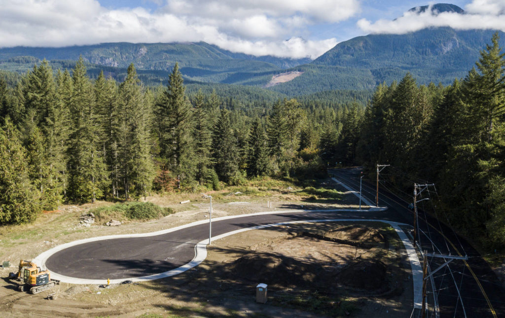 Future residents of a new seven-lot development along May Creek Road in Gold Bar could get parking permits. The decals would preserve residential access and keep out overflow parking from nearby Wallace Falls State Park. (Olivia Vanni / The Herald)
