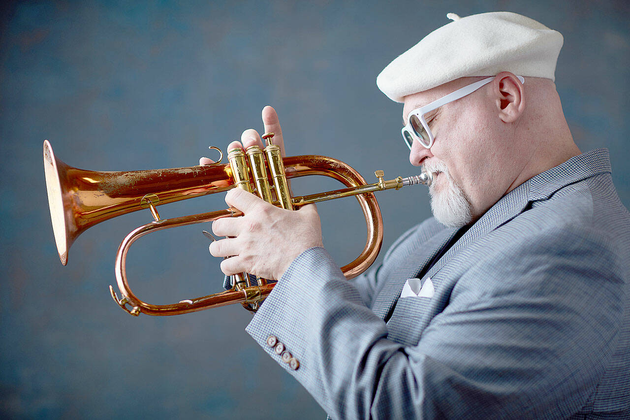 The Dmitri Matheny Group, led by horn player Dmitri Matheny, is scheduled to perform Oct. 9 at Tim Noah Thumbnail Theater in Snohomish. (Steve Korn)