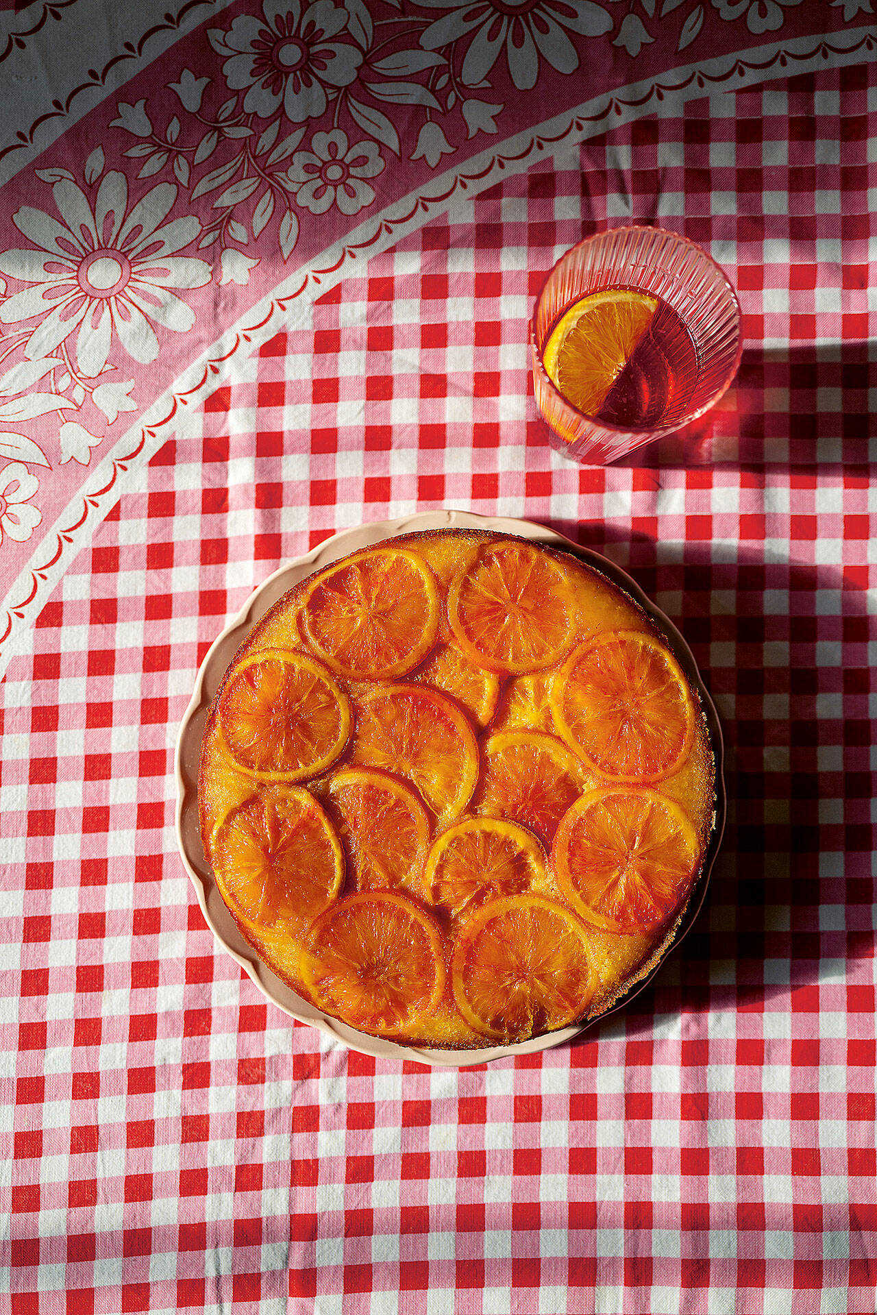This upside-down cake is citrusy, light, moist and has the slightly bitter kick of Campari in the background of every bite. (Charlotte Bland)