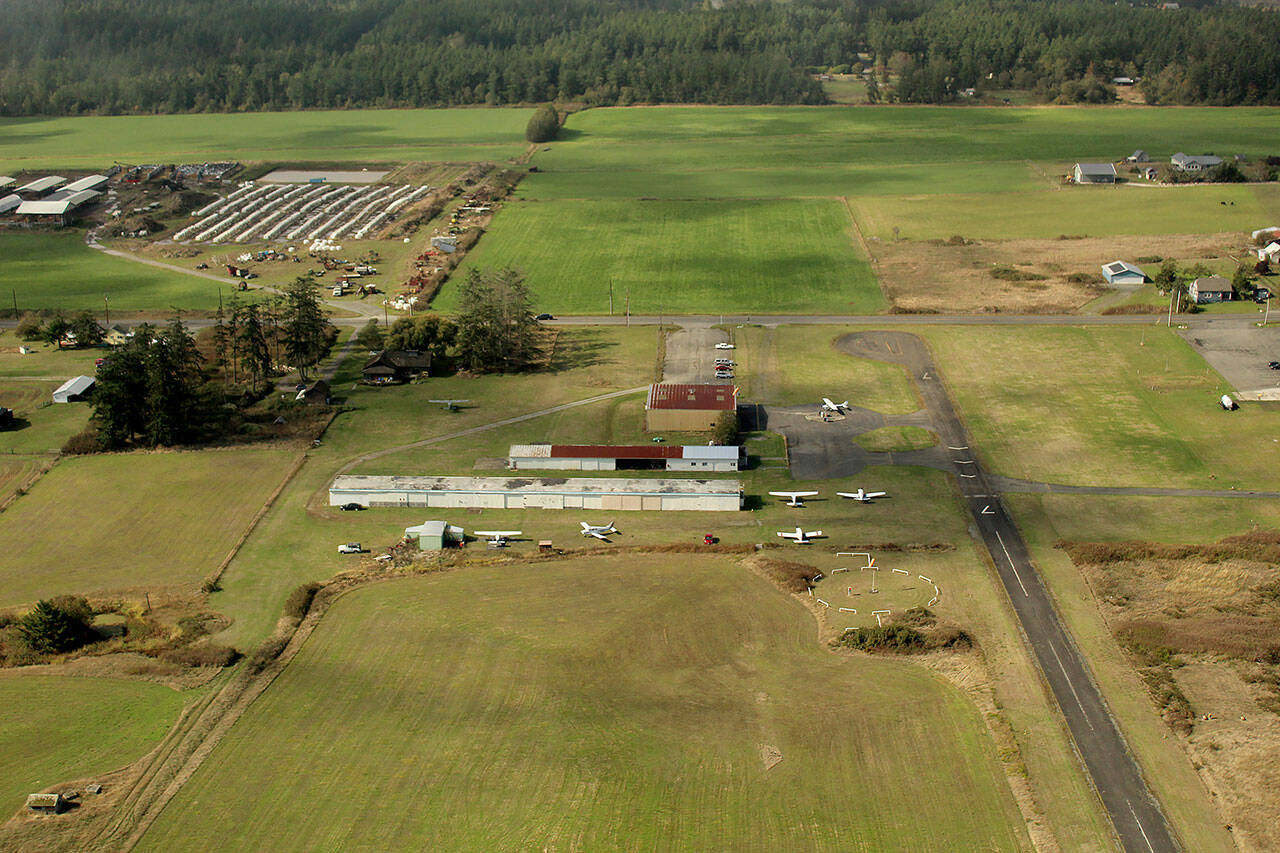 The A. J. Eisenberg airport in Oak Harbor currently offers charter flights, fuel sales, flight instruction and private sightseeing. (Karina Andrew / Whidbey News-Times)