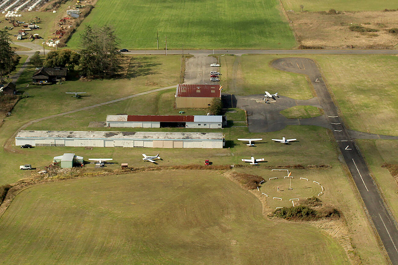 The A. J. Eisenberg airport in Oak Harbor currently offers charter flights, fuel sales, flight instruction and private sightseeing. (Karina Andrew / Whidbey News-Times)