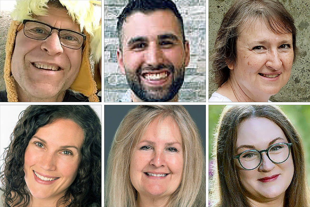 Top row (L-R): Brian Saulsman, Jeremiah Campbell and Mary Reule. Bottom row (L-R): Molly Barnes, Janine Burkhardt and Sarah Johnson. Not pictured (and running unopposed): Jennifer Bumpus.