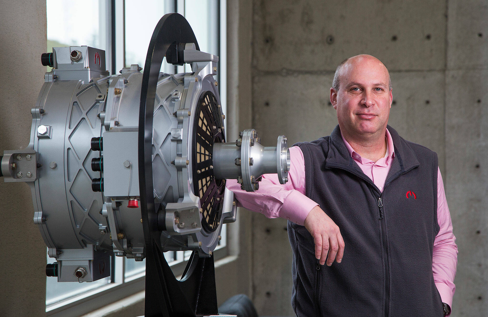 Roei Ganzarski, CEO of magniX. (Andy Bronson / The Herald)