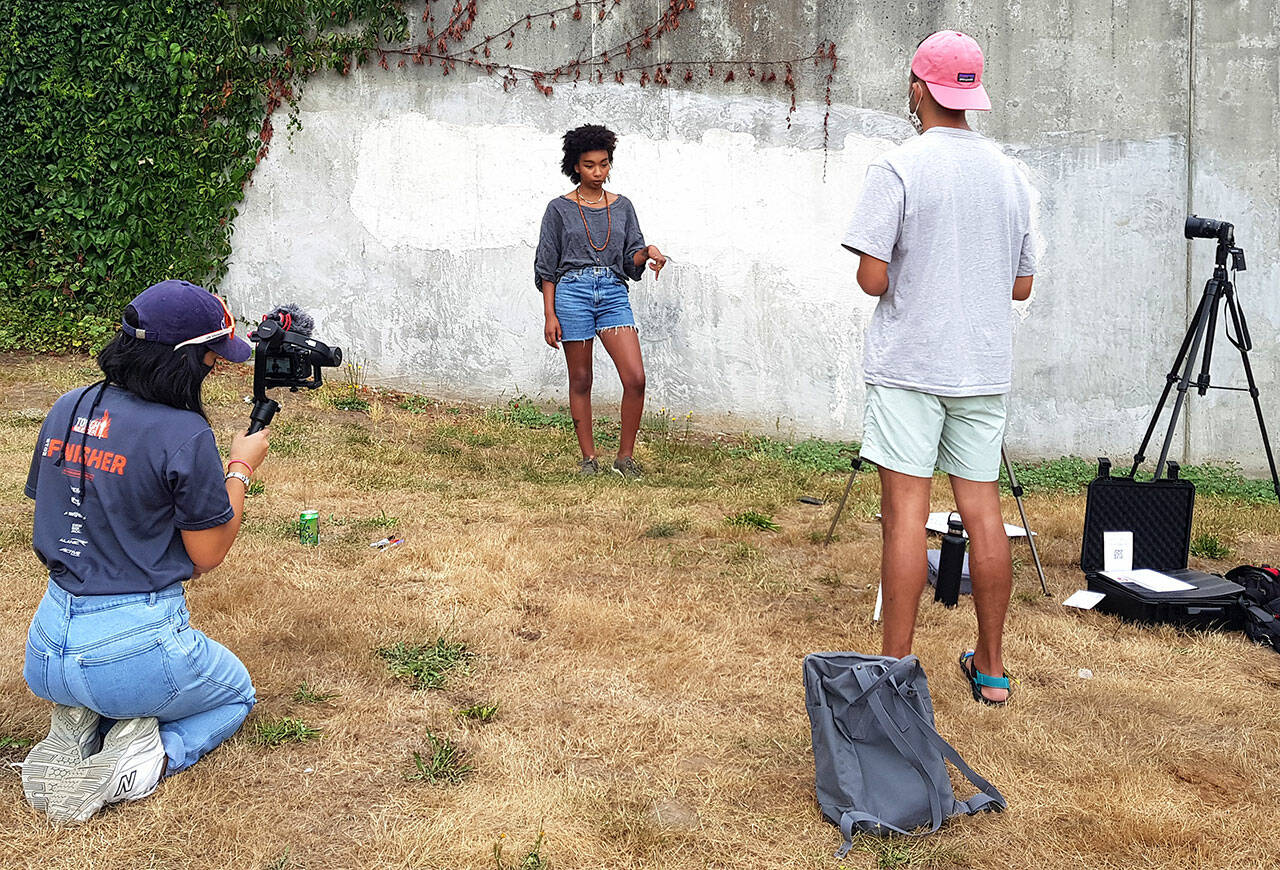 People of color from Snohomish were interviewed about their experiences leading up to and following the May 2020 protests for “What Happened on First Street?” a documentary produced by two Snohomish youth. (Drake Wilson)