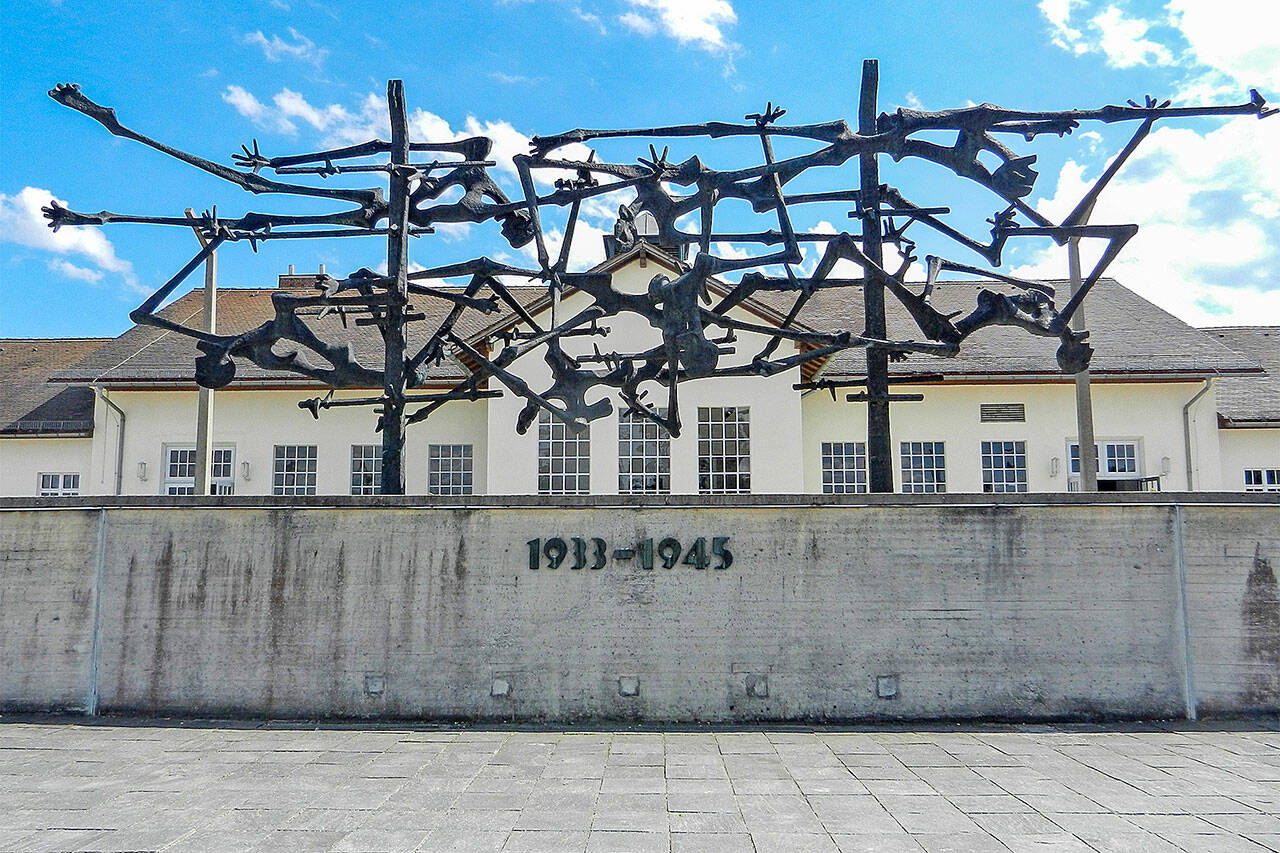 The concentration camp at Dachau was built to house 3,000, but held 30,000 when it was liberated by American forces in 1945. (Rick Steves’ Europe)