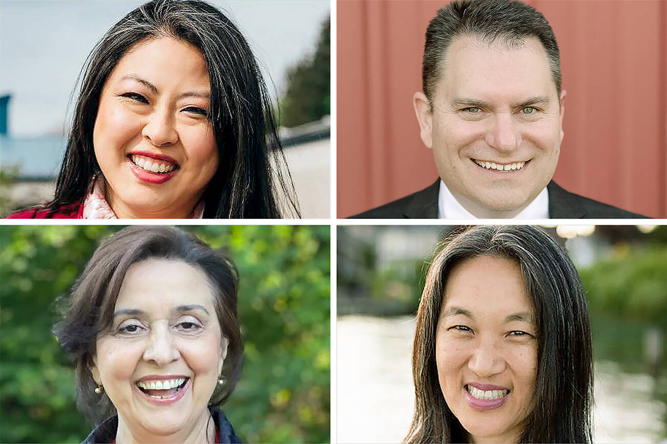 Top (L-R): Nina Kim Hanson and Brett Rogers. Bottom (L-R): Vildan Kirby and Carolyn Bennett.