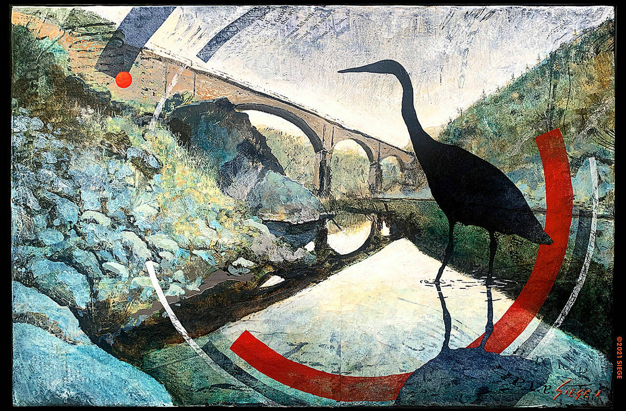 An artist’s reception for Christopher “Siege” James’ exhibit at the Lynnwood Convention Center is scheduled for Nov. 10.