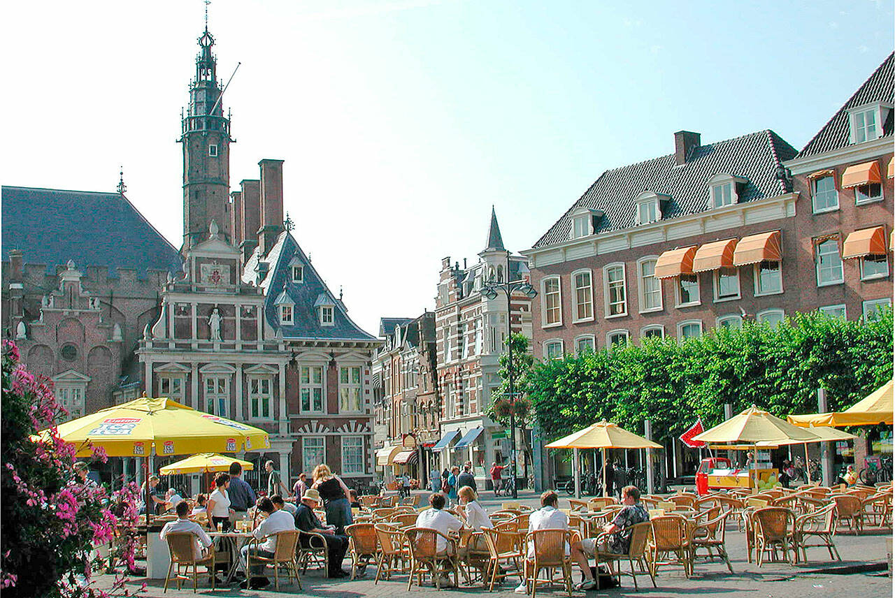 Market Square in Haarlem, a suburb of Amsterdam in the Netherlands. (Rick Steves’ Europe)
