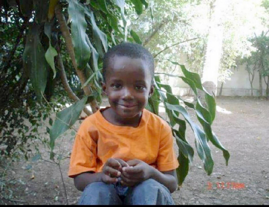 Jakobus Seth at the orphanage in Haiti at 4 years old. (family photo)
