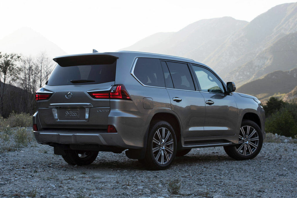 Rugged body-on-frame construction makes the 2021 Lexus LX suitable for all-terrain travel. (Manufacturer photo)

